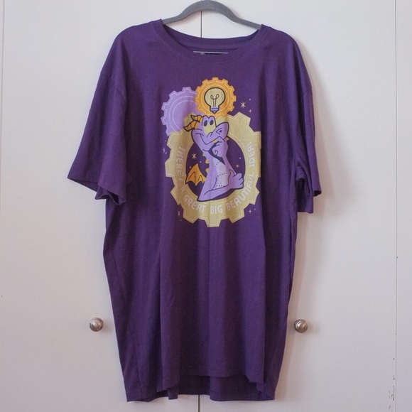 Disney Other - Figment There’s a Great Big Beautiful Idea TShirt XXL/2XL Epcot Disney Parks